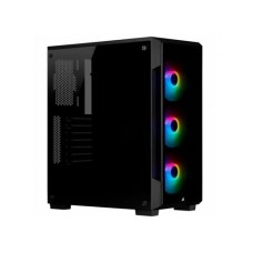 Corsair iCUE 220T RGB Tempered Glass Mid-Tower Smart Case -Black