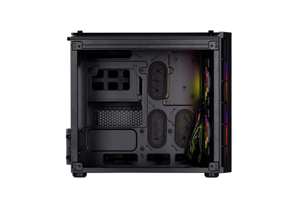 Corsair Crystal Series 280X RGB Tempered Glass Micro ATX PC Case