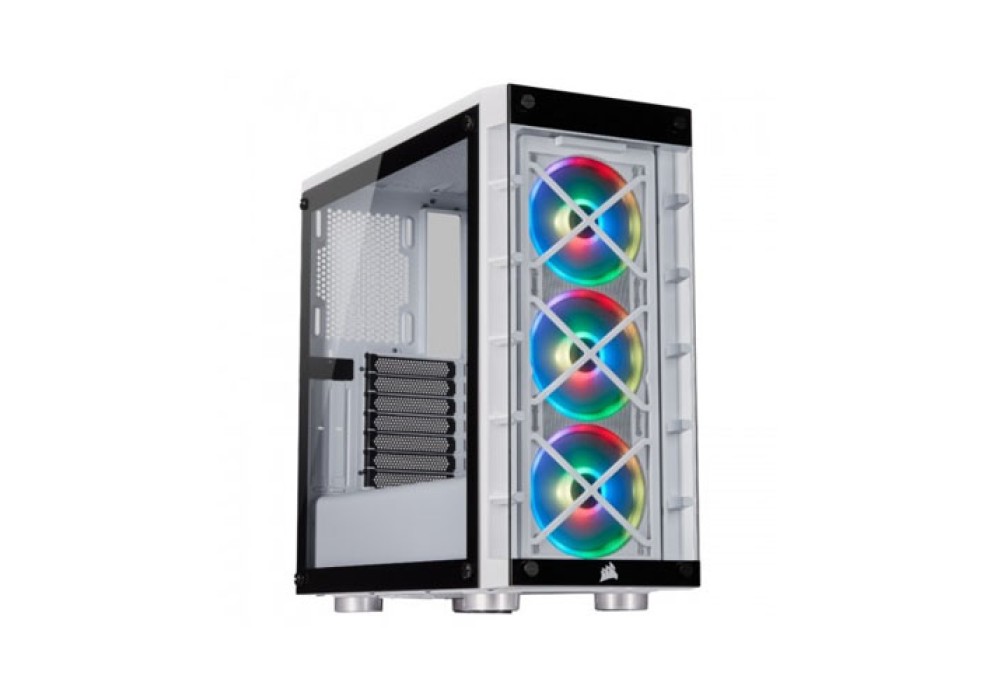 Corsair iCUE 465X RGB Mid-Tower ATX Smart Casing (White)