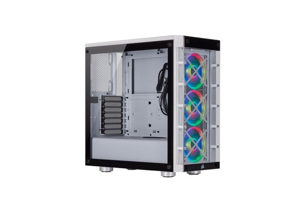 Corsair iCUE 465X RGB Mid-Tower ATX Smart Casing (White)