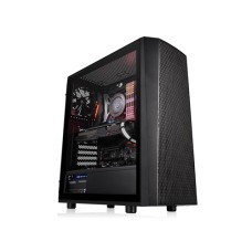 Thermaltake Versa J24 TG Mid Tower Black Desktop Casing 