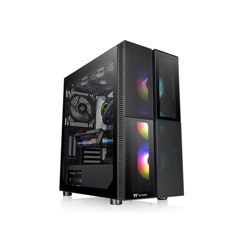 Thermaltake Versa T26 TG ARGB Mid Tower Black Desktop Casing