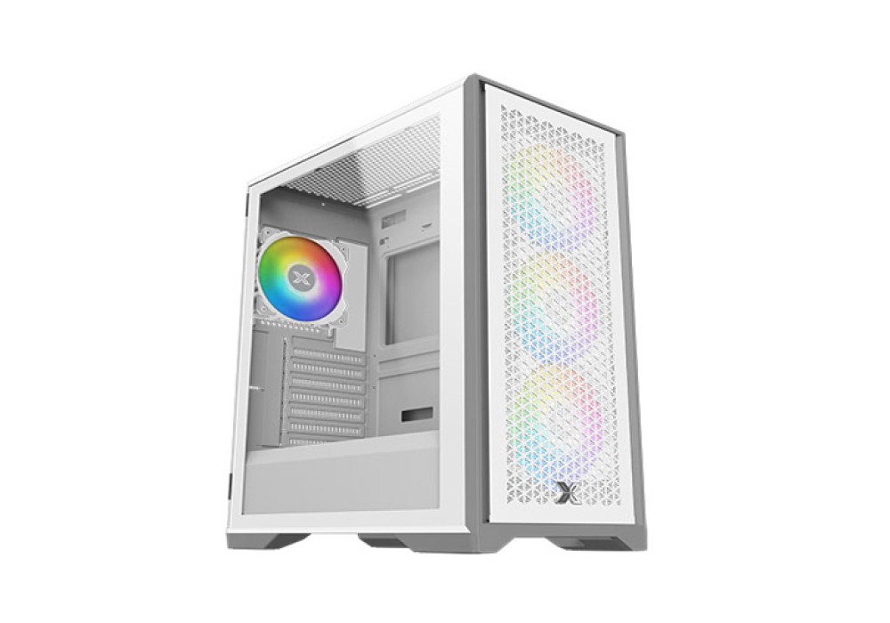 XIGMATEK LUX S Arctic RGB Mid Tower Gaming Casing