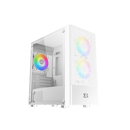 XIGMATEK Oreo Arctic Tempered Glass Mini Tower Gaming Casing