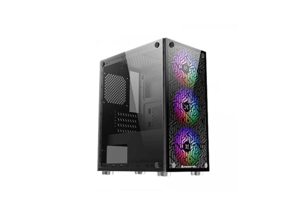Xigmatek NYX ARGB Mini Tower Black (Tempered Glass) Micro-ATX Gaming Casing