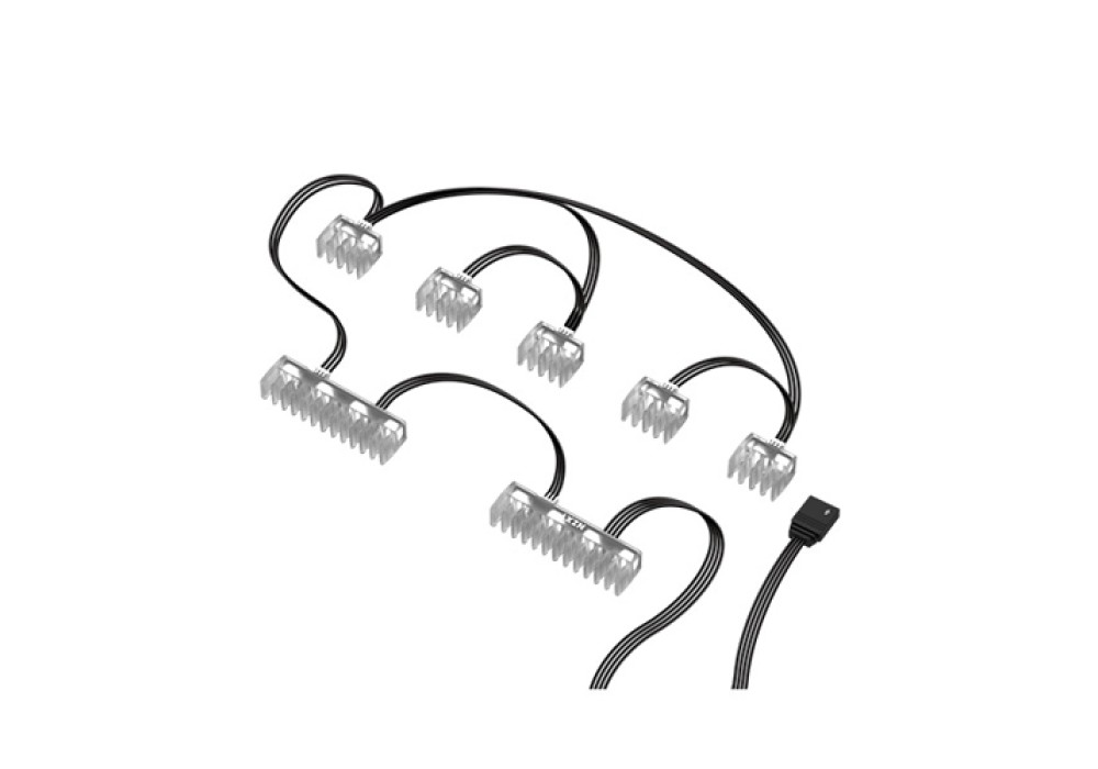 NZXT RGB Cable Comb Sleeved Power Cables