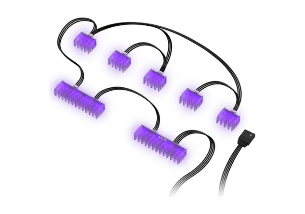 NZXT RGB Cable Comb Sleeved Power Cables