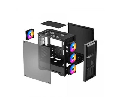 Deepcool MATREXX 50 MESH 4FS Mid Tower Black ATX Gaming Casing