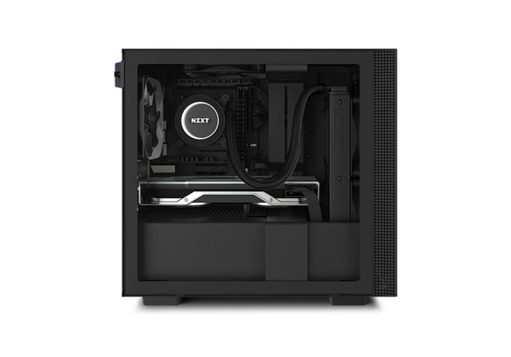 NZXT H210 Mini-ITX Casing with Tempered Glass Black