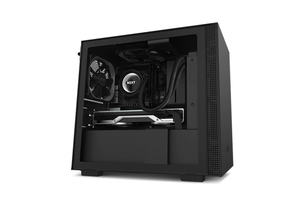 NZXT H210 Mini-ITX Casing with Tempered Glass Black