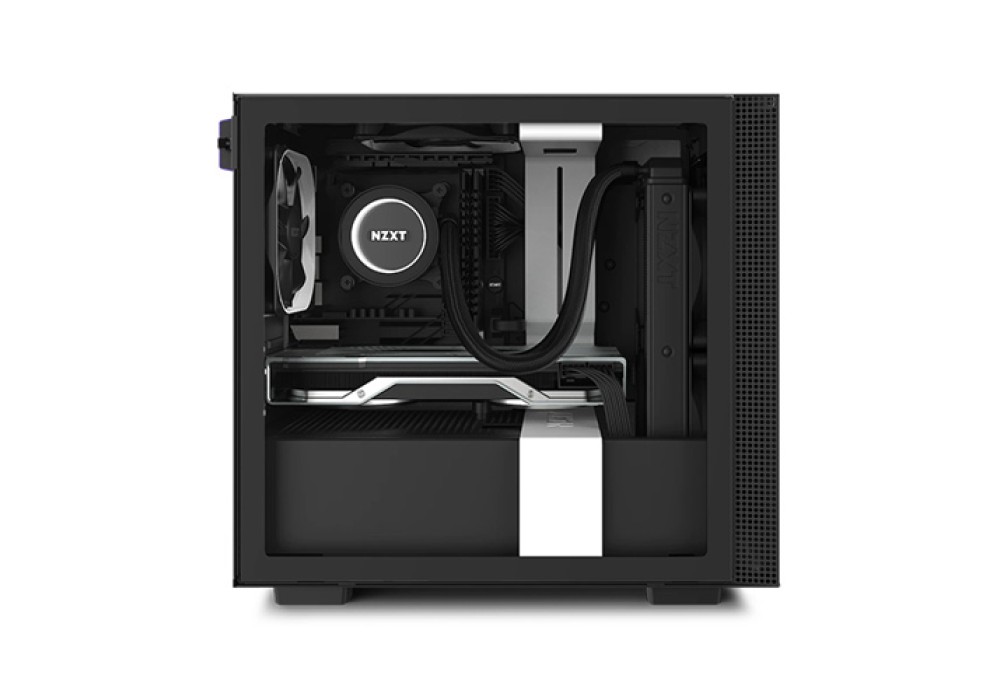 NZXT H210 Mini-ITX Casing with Tempered Glass White/Black