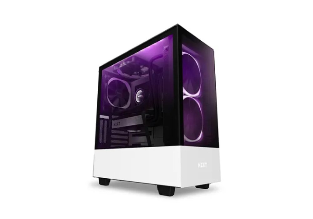 NZXT H510 Elite Compact ATX Mid Tower Matte White Chassis with Smart Device 2