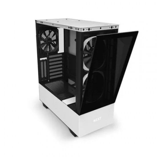 NZXT H510 Elite Compact ATX Mid Tower Matte White Chassis with Smart Device 2