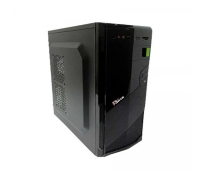 PC Power 180J Mid Tower Black Desktop Casing with Standard PSU