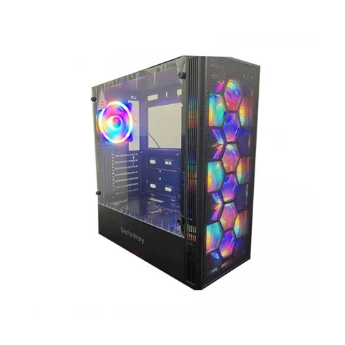 Safeway i1108 Mid Tower Black ATX Gaming Desktop Case