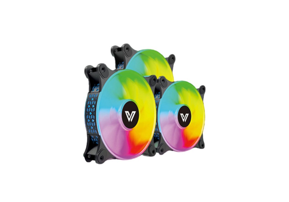 VALUE-TOP CR10-1292ARGB ARGB BLACK FAN KIT