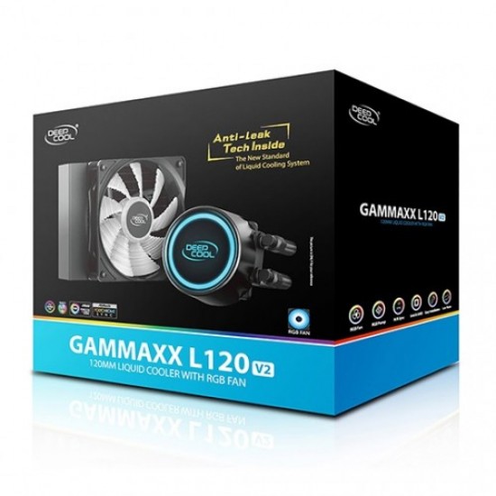 Deepcool GAMMAXX L120 V2 RGB LED CPU Liquid Cooler