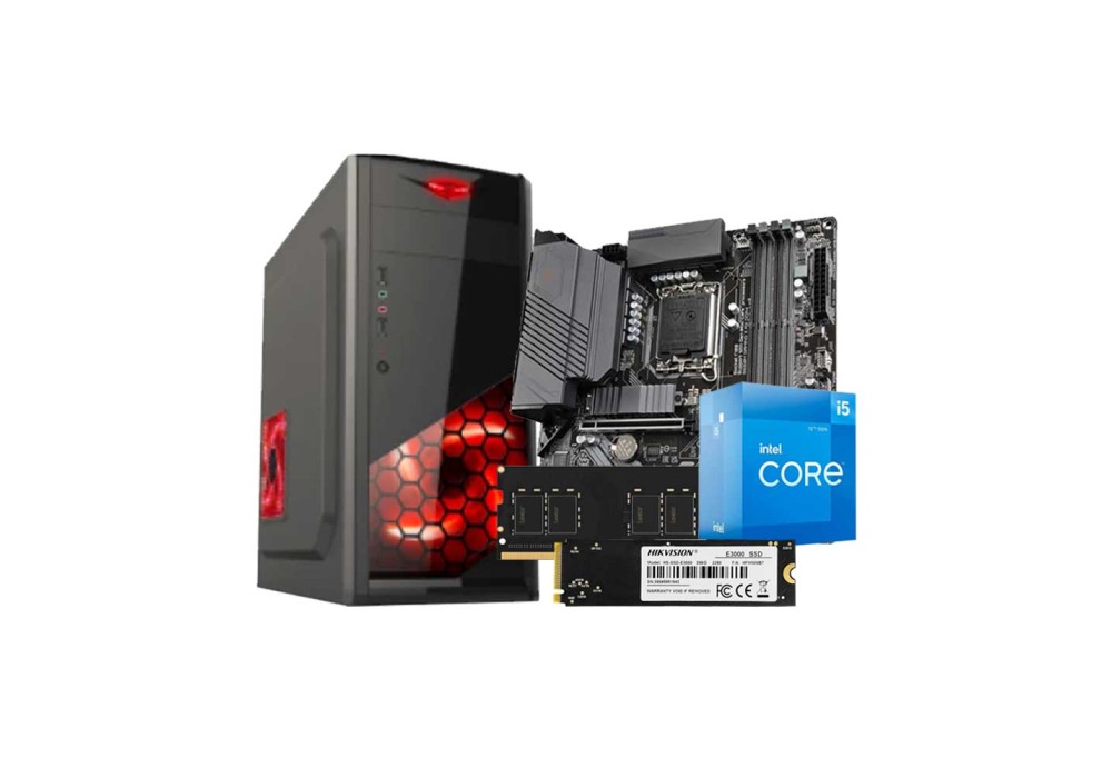 Combo Build Intel 12th Gen Core i5 12400 GIGABYTE B660M 8GB DDR4 3200 MHZ 256GB NVME SSD PC
