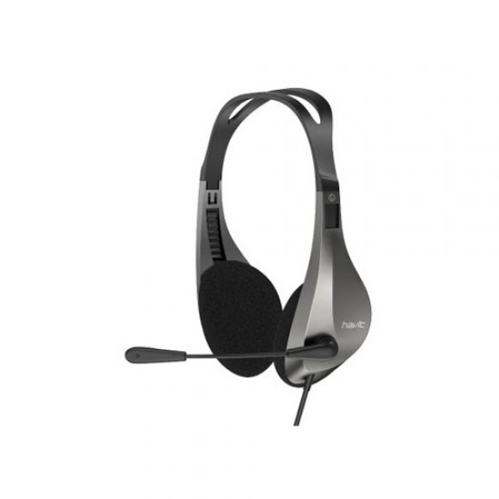 Havit H205d double plug Stereo with Mic Headset