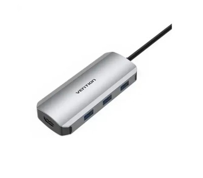 VENTION TOJHB USB-C to HDMI/USB 3.0x3/SD/TF/PD Docking Station