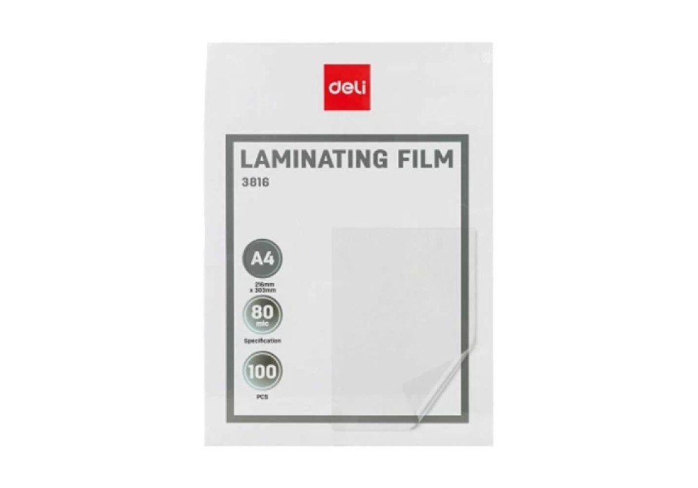 Deli E3816 A4 Laminating Film