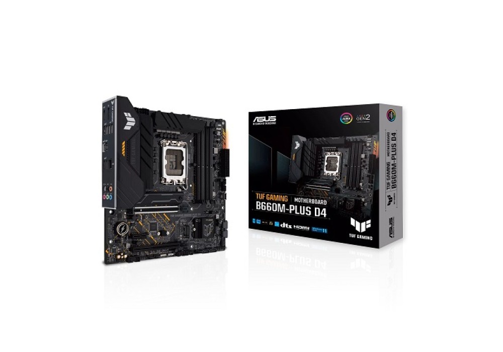 Asus TUF GAMING B660M-PLUS D4 12th Gen mATX Motherboard