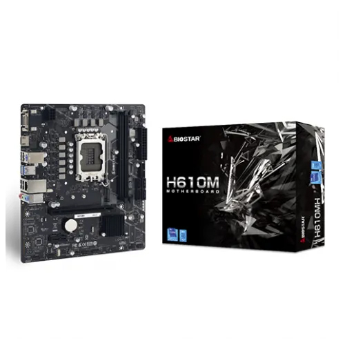 BIOSTAR H610MH 12TH GEN MICRO ATX INTEL MOTHERBOARD