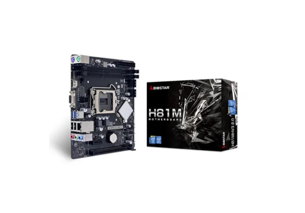 Biostar H81MHV3 Intel 4th Gen Motherboard