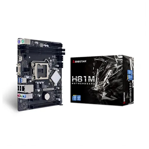 Biostar H81MHV3 Intel 4th Gen Motherboard