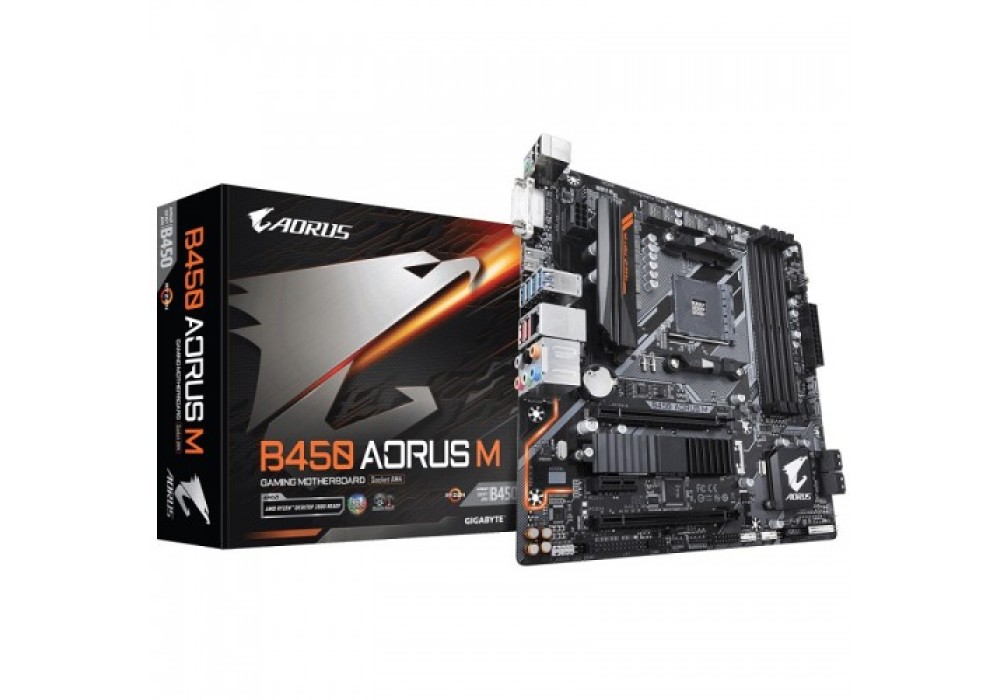 Gigabyte B450 AORUS M AMD Micro ATX Motherboard