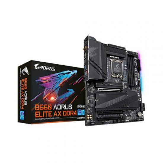 Gigabyte B660 AORUS ELITE AX DDR4 12th Gen ATX Motherboard