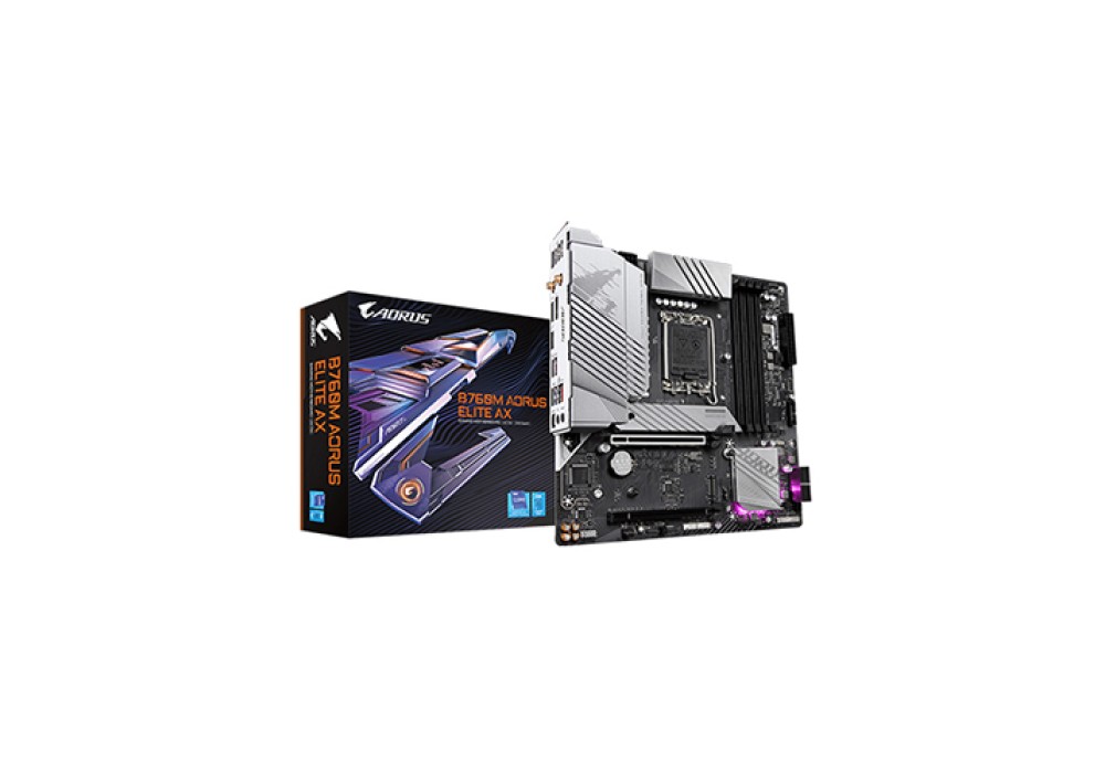 Gigabyte B760M AORUS ELITE AX 13th and 12th Gen Motherboard
