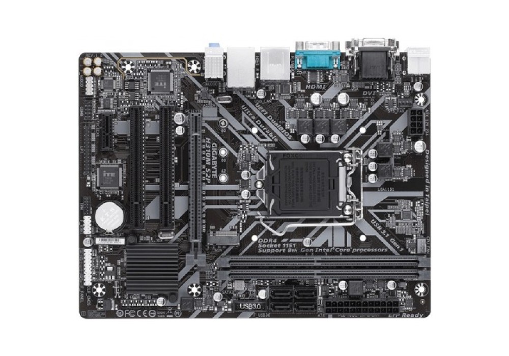 Gigabyte H310M S2P 8th Gen Micro ATX Motherboard