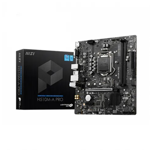 MSI H510M-A PRO Intel 10th Gen and 11th Gen Mirco-ATX Motherboard