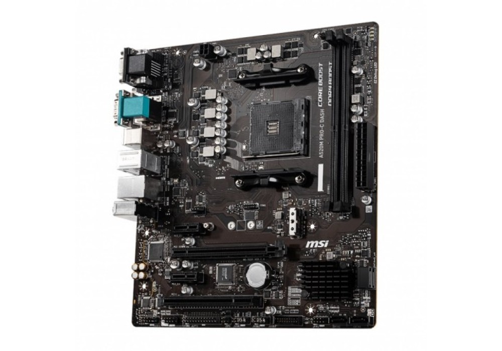 MSI A520M PRO-C DASH AMD AM4 Micro-ATX Motherboard