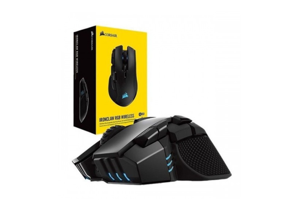 Corsair Ironclaw Wireless Bluetooth USB Gaming Mouse Black