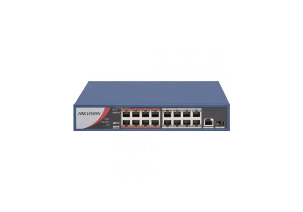 Hikvision DS-3E0318P-E-M 16 Port Fast Ethernet Unmanaged POE Switch
