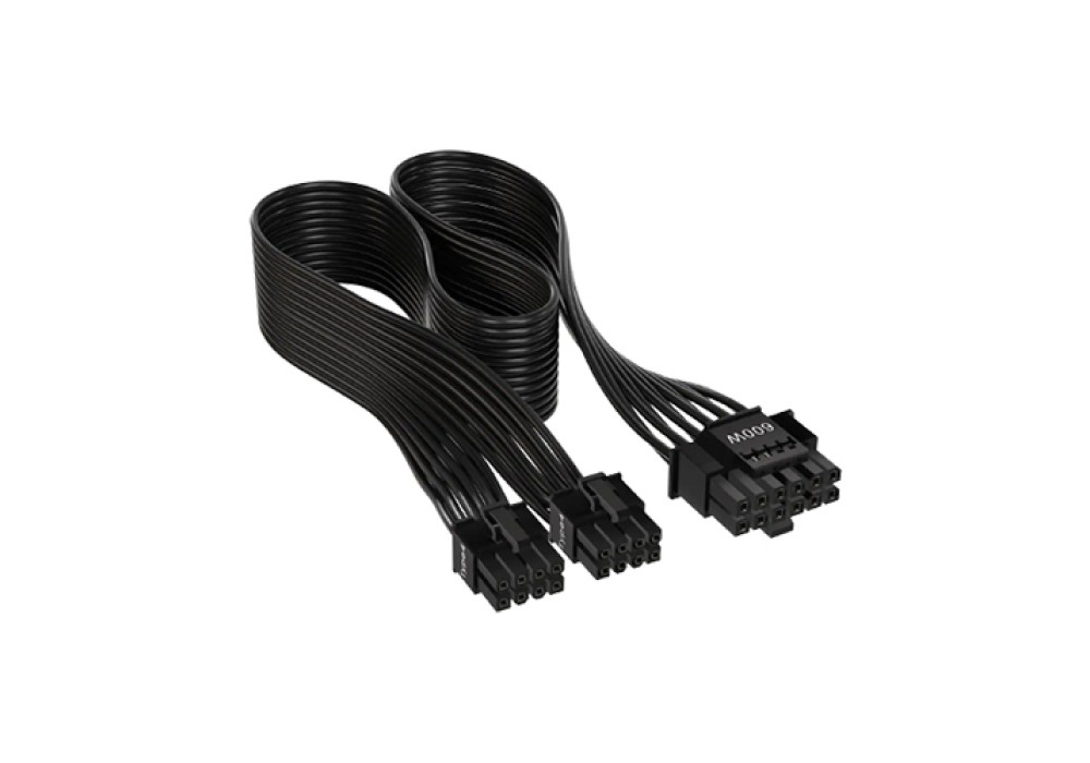 CORSAIR 600W PCIE 5.0 12VHPWR TYPE-4 PSU FLAT RIBBON POWER CABLE
