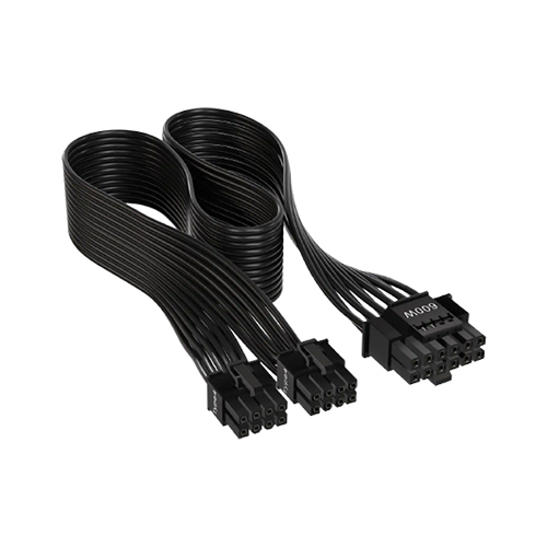 CORSAIR 600W PCIE 5.0 12VHPWR TYPE-4 PSU FLAT RIBBON POWER CABLE