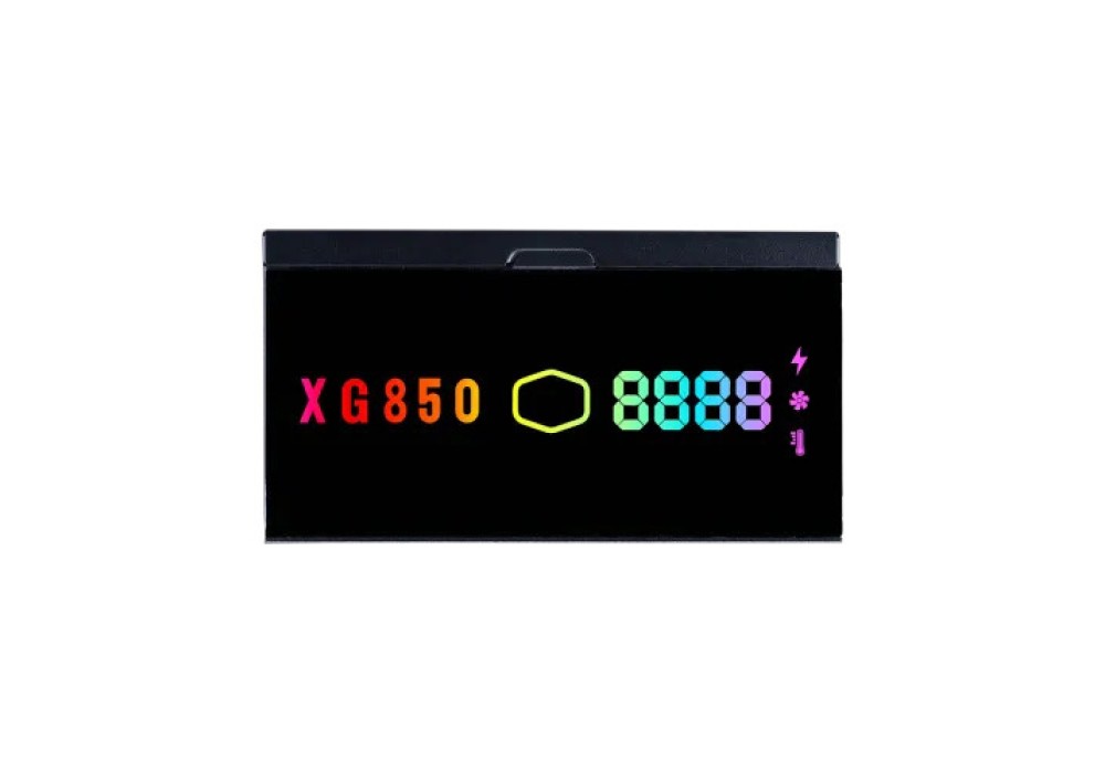 Cooler Master XG850 Plus Platinum Full Modular ARGB 850W Power Supply with Digital Options