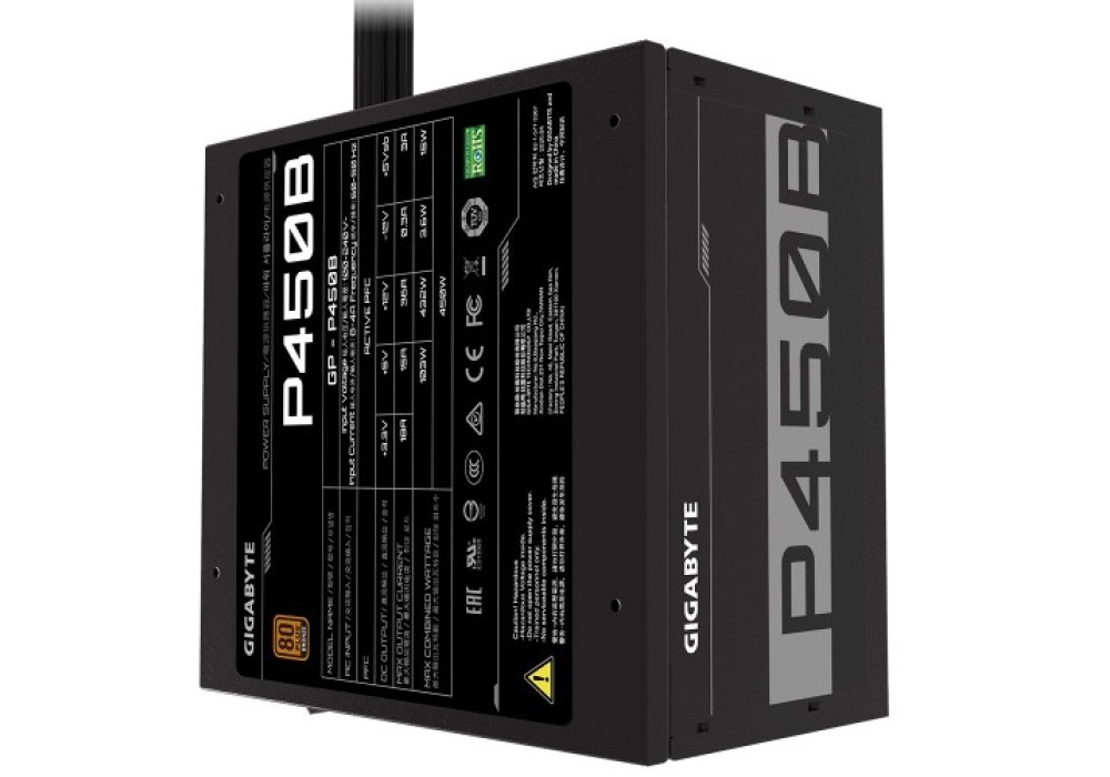 Gigabyte P450B 450W 80 Plus Bronze Certified Power Supply