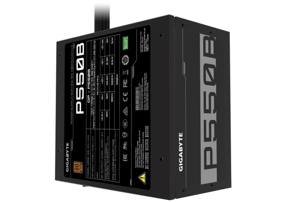 Gigabyte P550B 550W 80 Plus Bronze Certified Power Supply