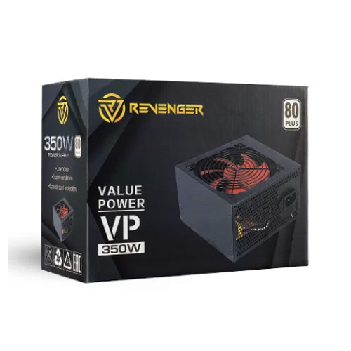 Revenger VALUE POWER 350W Non Modular 80 Plus Black Power Supply A