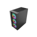 GAMDIAS Athena M3 ARGB Mesh Mid Tower Black (Tempered Glass) E-ATX Gaming Desktop Case