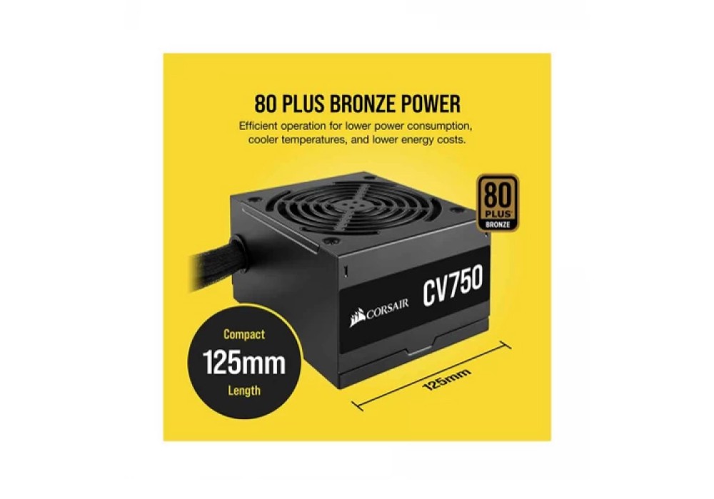 Corsair CV Series CV750 750W Non-Moduler Power Supply