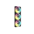 Corsair iCUE LINK QX120 RGB 120mm PWM PC Fans Starter Kit with iCUE LINK System Hub