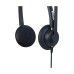 Inbertec UB815DM Duo Wired USB Noise Cancelling Black Headphone