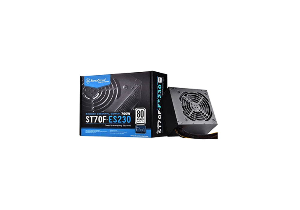 SilverStone ST70F-ES230 Essential 700W Non Modular 80 Plus Certified Power Supply