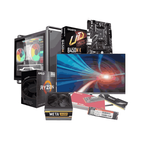 Budget AMD Ryzen 5 5600G 4.4GHz 6 Core AM4 Processor PC