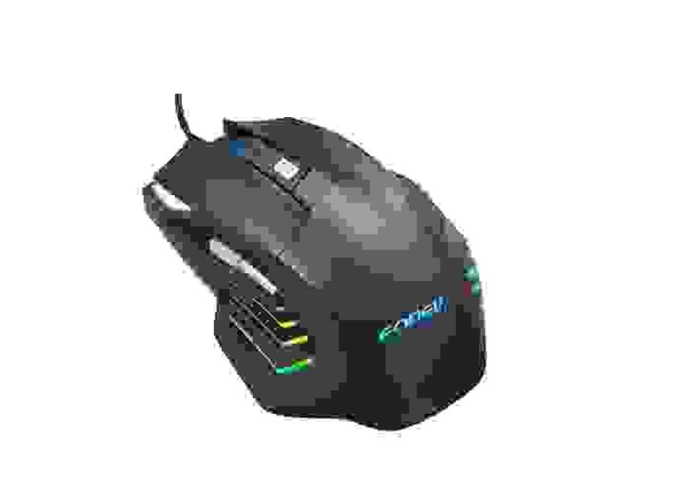 FOREV FV-X7 Wired Mechanical Gaming RGB Lighted Mouse (Black) 